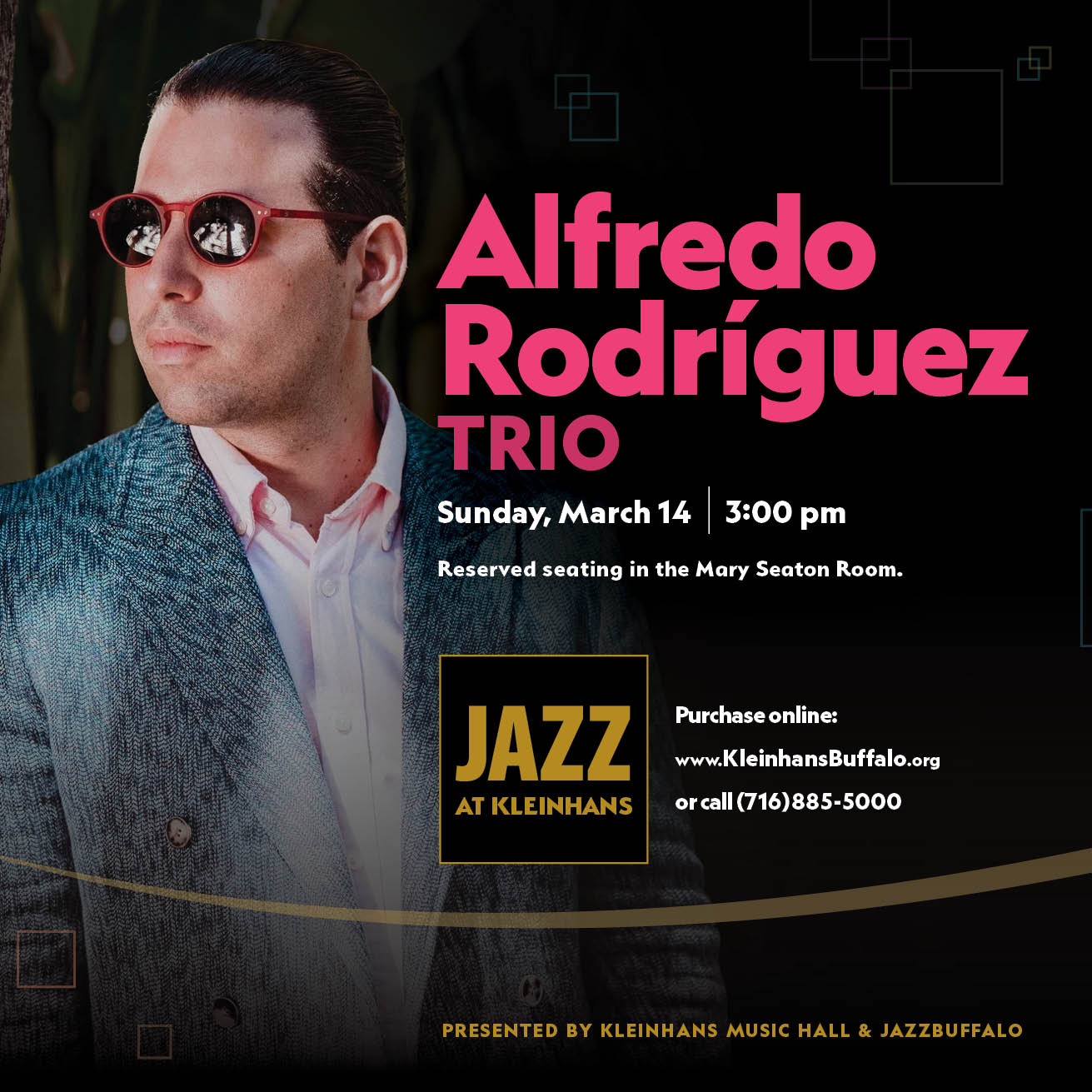 Alfredo Rodríguez Trio concert poster
